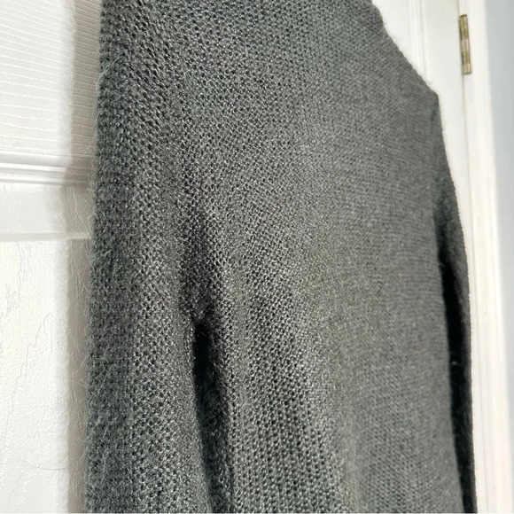 Suzy Shier Cardigan Open Front Grey Size Medium - Picture 15 of 16